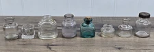 LOT OF 8 vintage Ink Bottles  MORE ink well AUCTIONS in store
