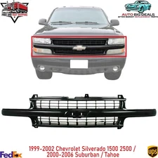 Front Grille Cross Bar Insert For 1999-2002 Silverado /2000-2006 Tahoe 1500 2500