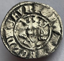 1279-1307 Edward I (1st) Silver Hammered Penny Canterbury Mint