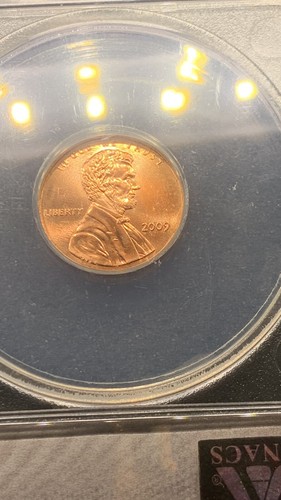 2009 1c Doubled Thumb Lincoln Cent Error ANACS MS67 RD - Picture 13 of 17