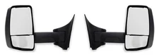 2020XG Deluxe Manual Mirror Assembly for 96" Body Width Black Pair Velvac
