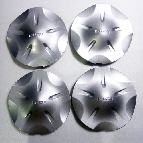 Hub Center Cap ISUZU D-Max V-cross 17" Set 4X Genuine Cover Wheel PICK-UP Silver - Picture 9 of 12
