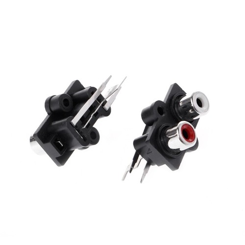 5 Pcs PCB Mount 2 Position Stereo o Video RCA Female Connector - Picture 3 of 8