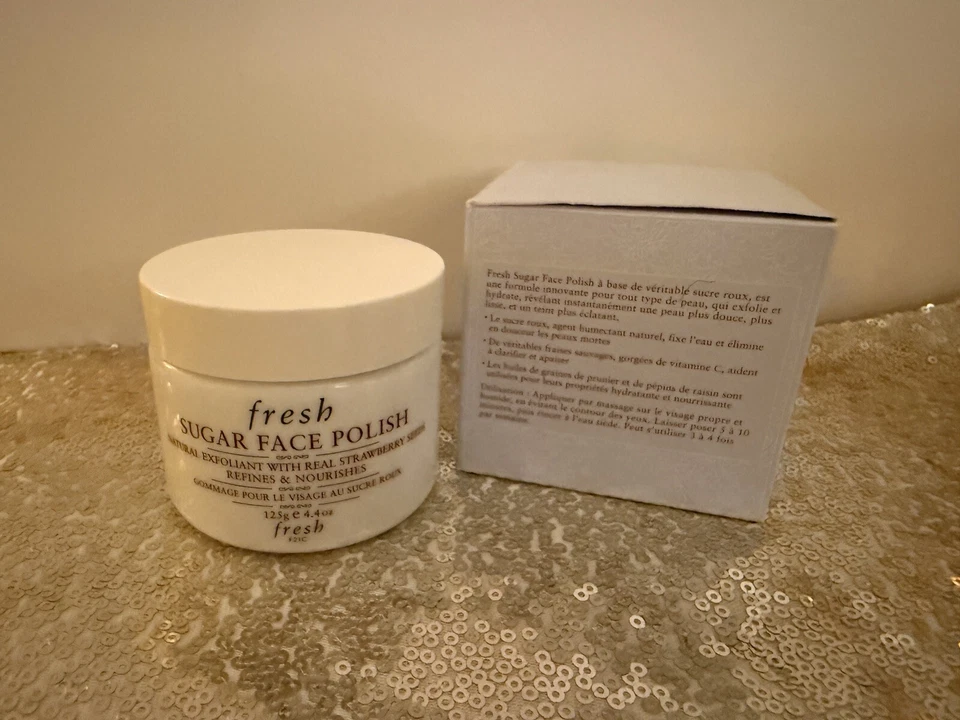 fresh
Sugar Face Polish Exfoliator 125g e 4.4oz Foto 2 de 4