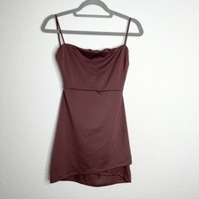 Windsor Be Mine Open Back Mini Dress Size Medium Color Mauve NWT A3