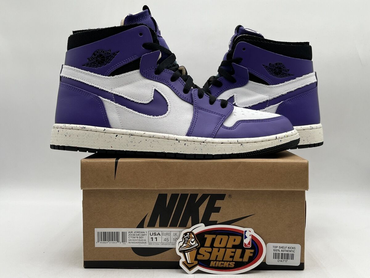 New Air Jordan 1 High Zoom Comfort Crater Purple 2022 Size New Air Jordan 1 High Zoom Comfort Crater Purple 2022 Size