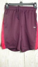 DSG boys shorts medium 10-12 athletic maroon pull on elastic waist