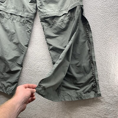 REI Convertible Randonnée Cargo Pantalon W Ceinture Hommes Sz