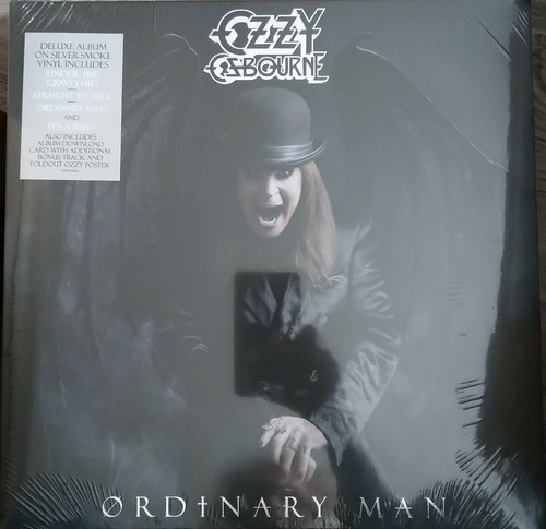Ozzy Osbourne - Ordinary Man Silver Smoke Coloured VINYL LP + Poster NEU - Bild 2 von 5