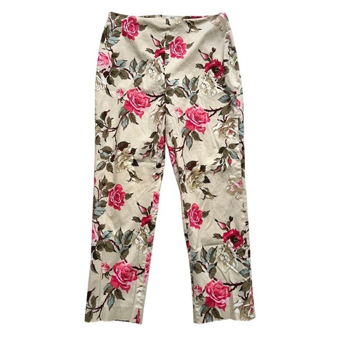 346 Brooks Brothers High Rise Floral Stretch Dress Pants Size 14