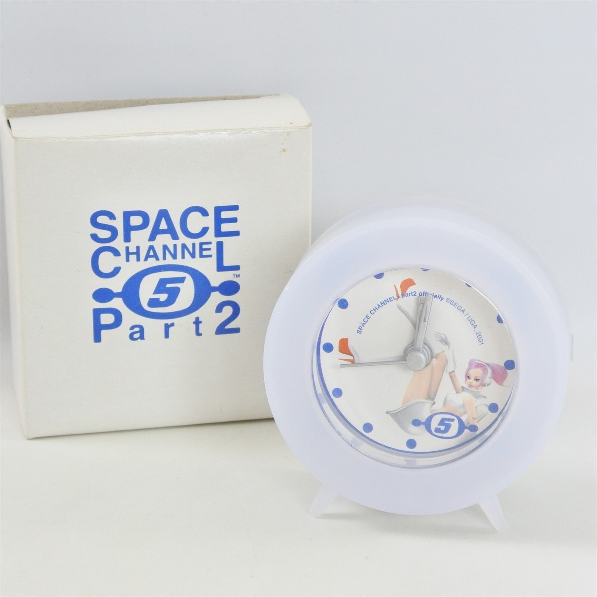 Dreamcast SPACE CHANNEL 5 Part 2 Mini Alarm Clock Boxed Sega 