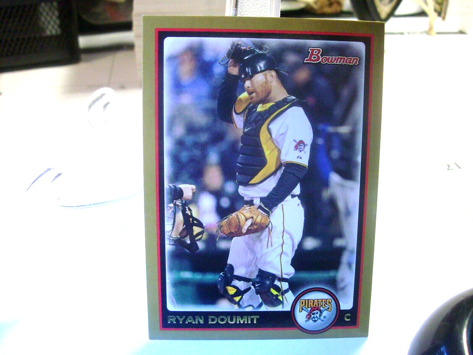 2010 Bowman Gold  #63 - Ryan Doumit - Pittsburgh Pirates  10-888