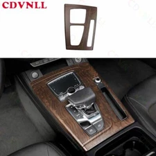 For Audi Q5 SQ5 2018-2023 Cen Wood Grain Central Console Gear Shift Cover Panel