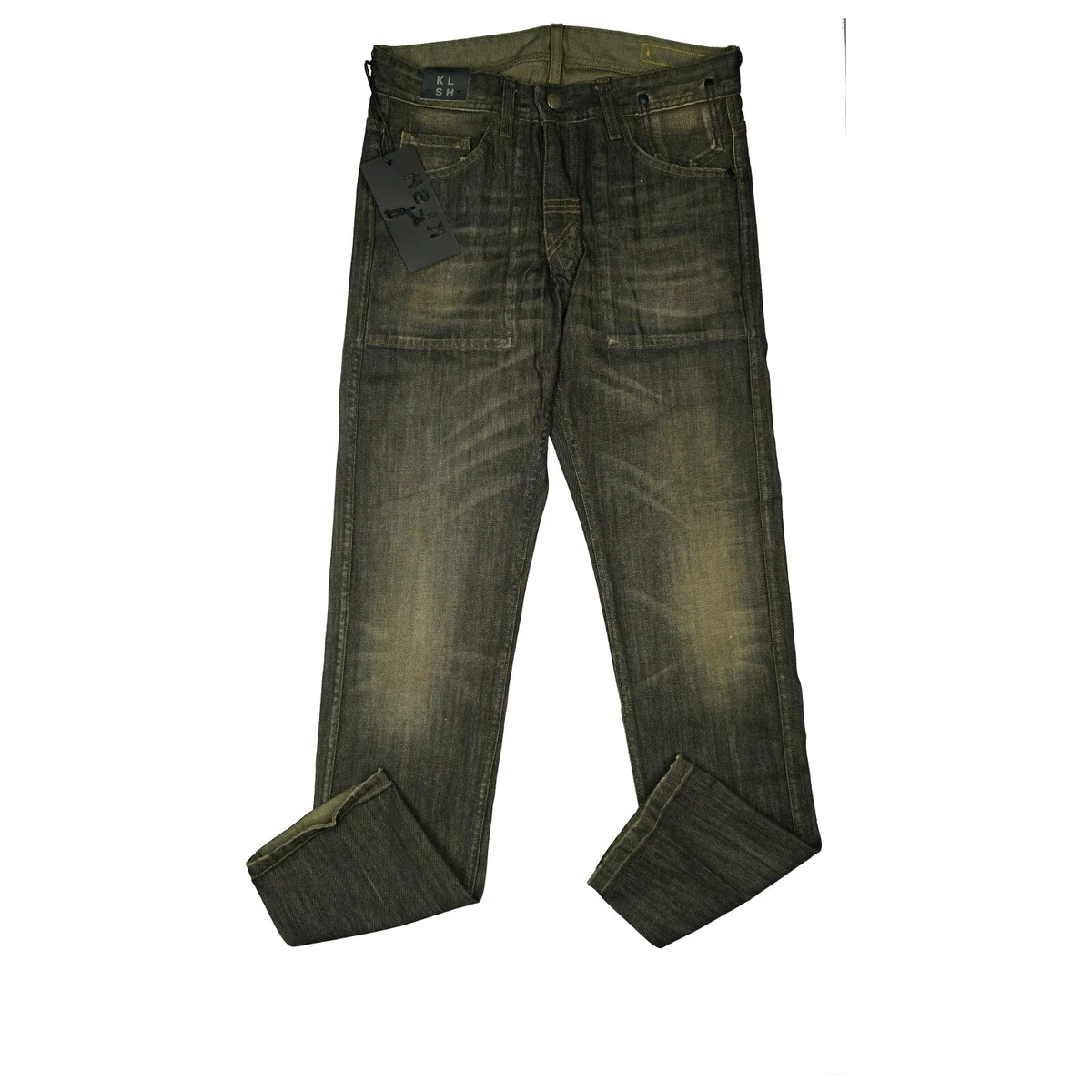 Jeans Femme Meltin'Pot Maryon – Vert, Taille W28 L30 (38) – Neuf Avec étiquettes