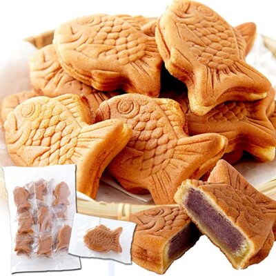 Japanische beliebte Süßigkeiten Mochiri Taiyaki Anko Geschmack 15×1 Beutel au...