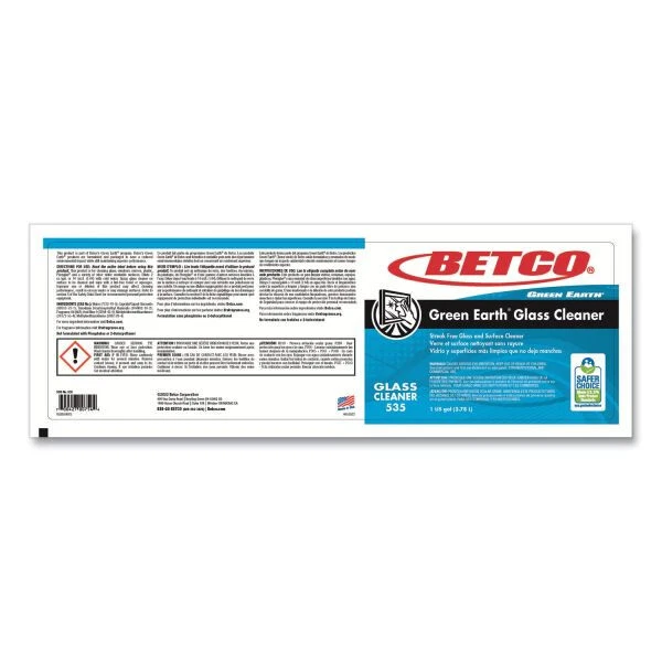 Betco® Green Earth® 玻璃清洁剂,128 盎司瓶,4 件装 — 第 3/4 张图片