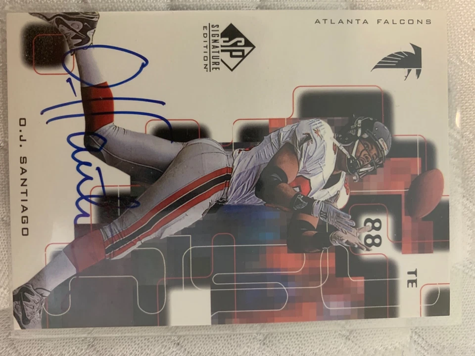 OJ Santiago autographed card with COA - Image 4 of 4