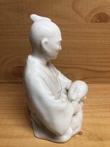 Adapt Verithin~Blanc Dehua Porcelain Man Sculpting Mask figure 5in 1/2” - Picture 3 of 8