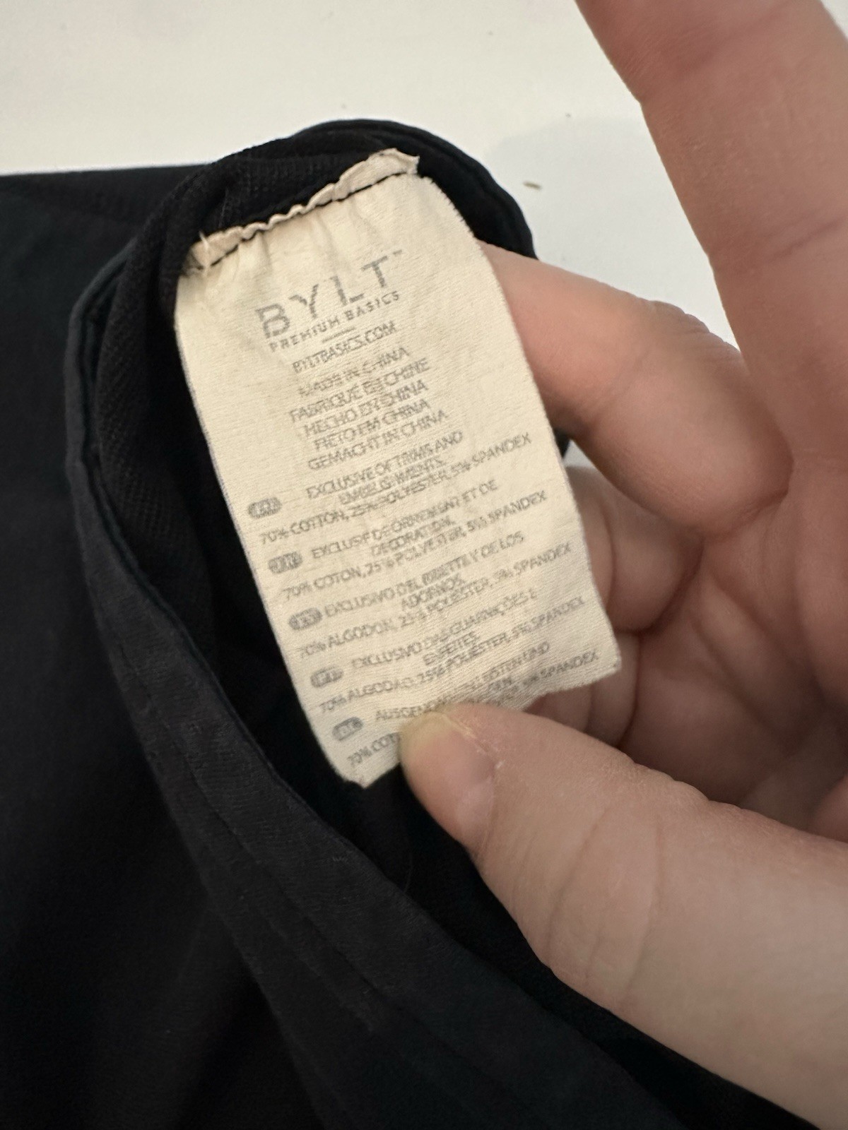 BYLT Lux Medium Men Basic Pullover Men Short Slee… - image 7