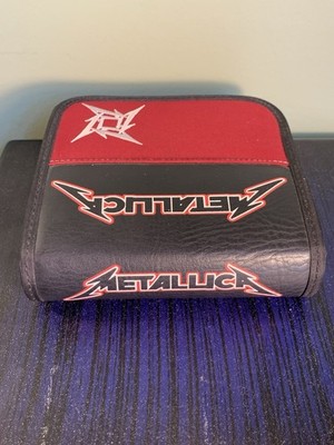 Vintage Metallica CD Disk Folder Zip Case Ninja Star Heavy Metal