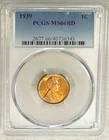 1939 Lincoln Cent PCGS MS66RD Bright Red Great Luster PQ New Holder #N309R