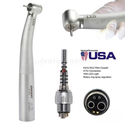 Dental High Speed Fiber Optic Handpiece /Coupling fit KaV MULTiflex Coupler DL