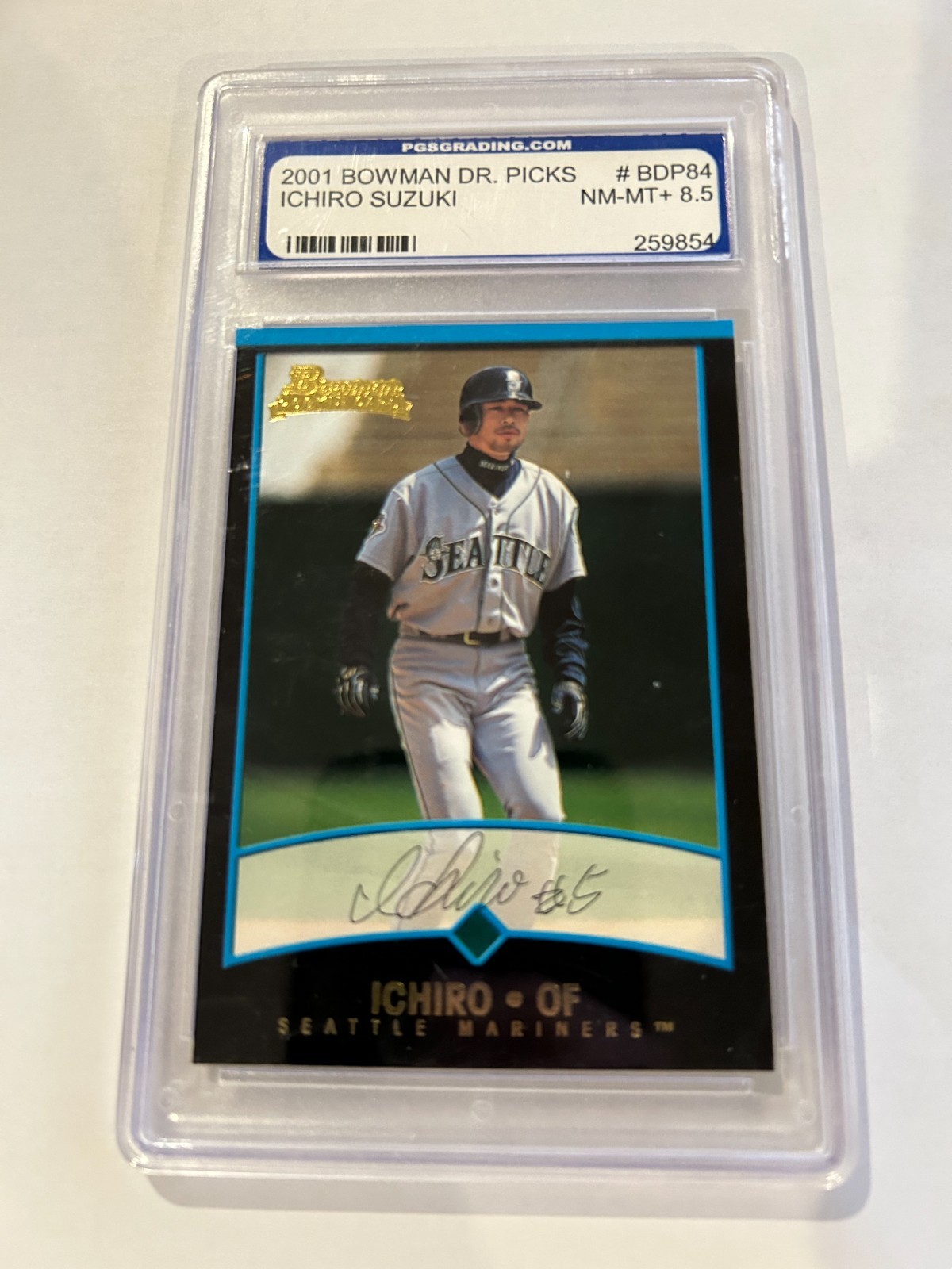 2001 Bowman Draft Picks Ichiro Suzuki #BDP84 NM-MT+ 8.5