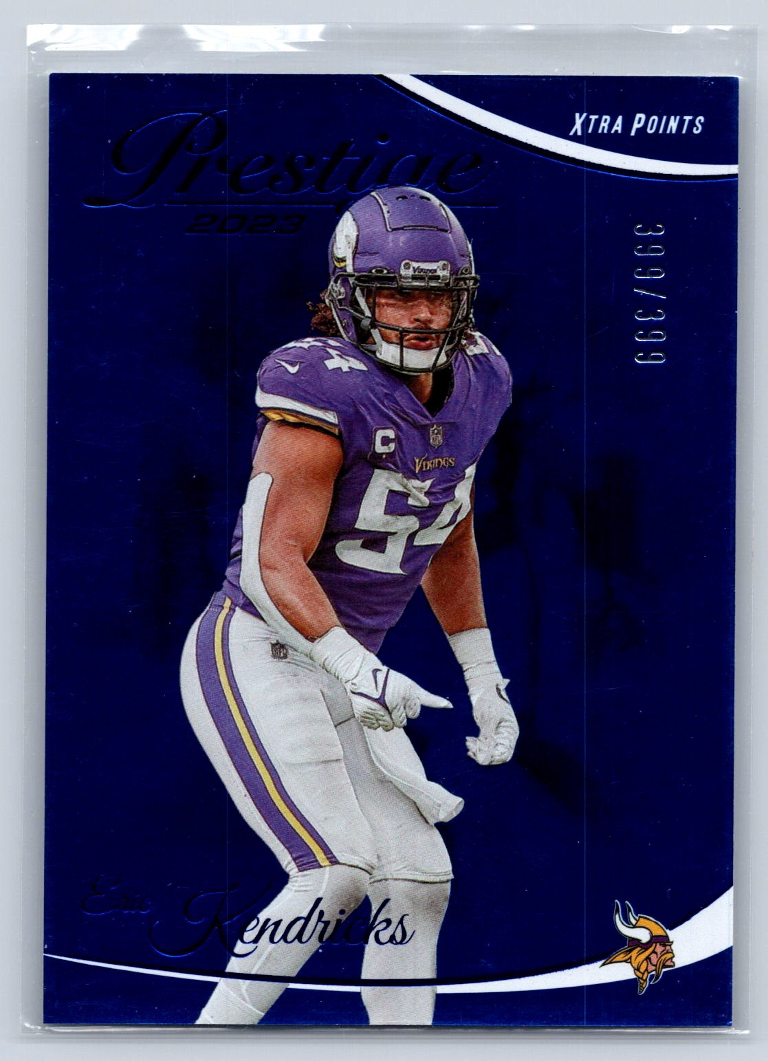 2023 Panini Prestige #191 Eric Kendricks Xtra Points Blue #/399