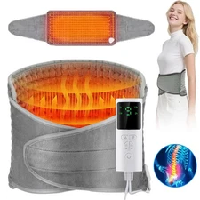 Electric Heating Pad Wrap for Back Pain Relief 9 Heating Levels, 4 Gears Timer