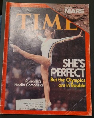 Time Magazine Nadia Comaneci Olympics Romania Gymnast August 2 1976 Issue