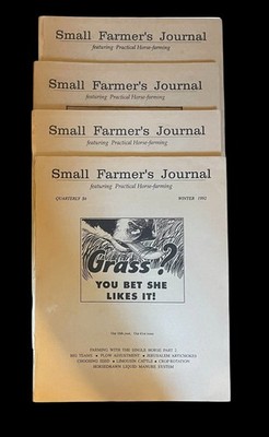 (LOT OF 4) COMPLETE YEAR 1992 Small Farmers Journal