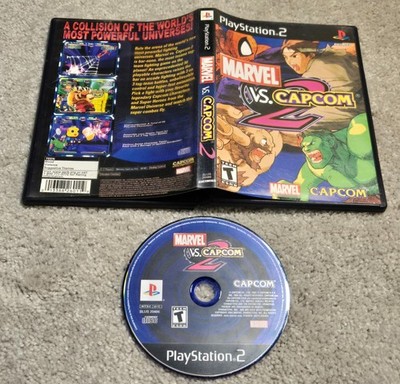 Marvel Vs. Capcom 2 (Sony PlayStation 2/PS2, 2002) No Manual