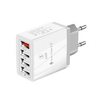 Sign Schnellladegeraet 4X Usb A Power Delivery Pd Qc 3.0 33W Netzteil Weiss Top