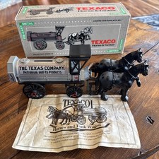 Texaco Horse and Tanker Ertl Diecast Bank 9390VP - Vintage 1991 NIB