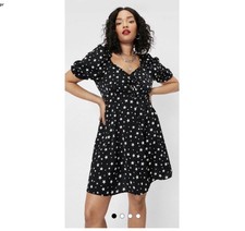 Nasty Gal Star Dress Black & White 18 New Tags