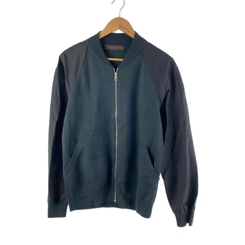 LOUIS VUITTON（LV） Giacca LOUIS VUITTON maglia chiusura zip M cotone GRIGIO tinta unita H9N09W