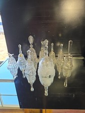 ​Lot 9 Vintage Crystal Glass Bells Waterford 12 Days Christmas Hofbauer Byrdes 