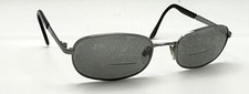Vintage Sergio Tacchini ST1080-S Gunmetal Oval Metal Sunglasses FRAMES ONLY
