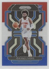 2021-22 Panini Prizm Red White & Blue Prizm Isaiah Livers #296 19pj