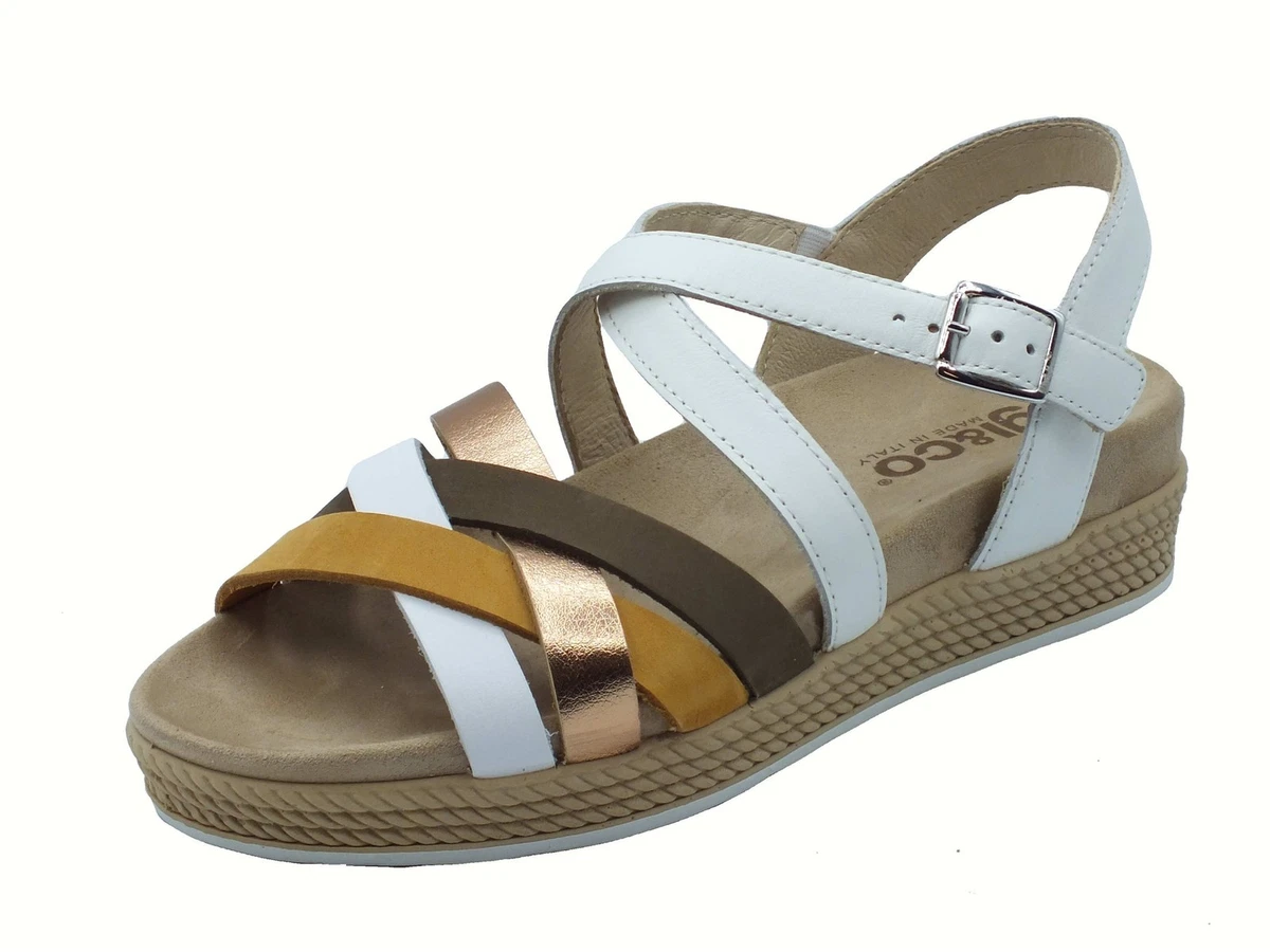 Sandali Bassi Donna IGI&Co D.Posy In Pelle – Colore Giallo, Con Fibbia, Estivi E Comodi