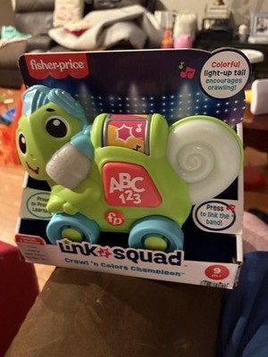 Fisher Price Link Squad Crawl n Colors Chameleon Interactive Learning Toy