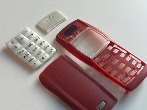 Replacement Nokia 1100 Housing cover red color With keys - Picture 5 of 7