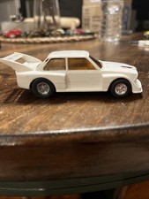 Vintage BMW 320i 18 White Slot Racer 9v Tested    Vintage
