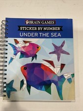 Sticker By Number Under The Sea 156 Pages Fun Art Activity For All Ages