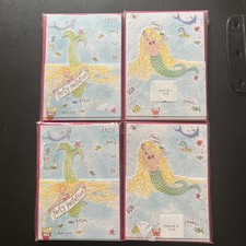 20 x Meerjungfrau Party Einladungen m. 20 x Meerjungfrau Dankeskarten Phönix Trading Neu in OVP