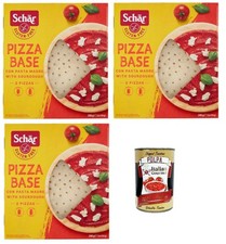 Schär Pizza Base, 3x300g, bezglutenowe półki do pizzy z kwasem + polpa