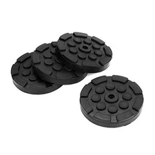 4PCS Round Rubber Arm Pads for Car Lifting Jack Stands and Floor Jacks 