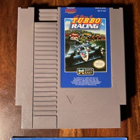 Al Unser Jr.'s Turbo Racing (NES, 1985) Cartridge & Manual Only - Tested/as Is