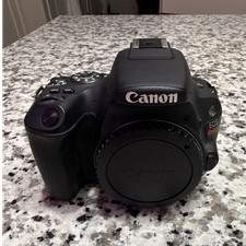 Canon EOS Rebel SL2 Digital SLR Camera Body Black Autofocus Built-in Flash
