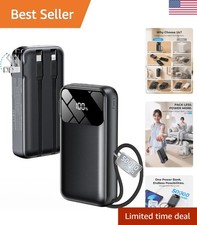 50,000mAh Power Bank with Wall Plug Digital Display for All Devices